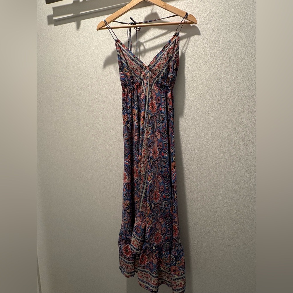 Bohemian Paisley Maxi Dress from Italy